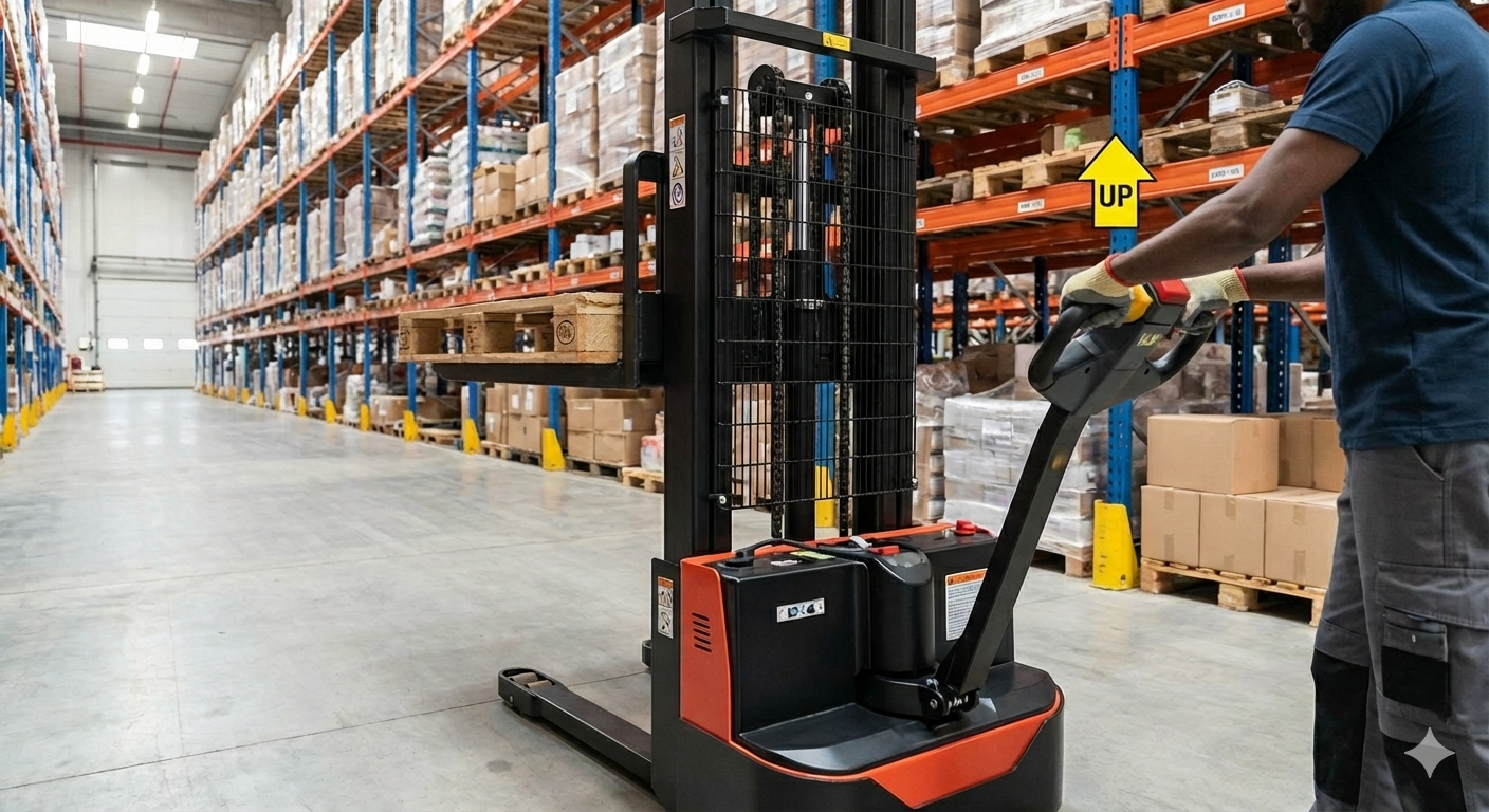 Gerbeur semi-électrique