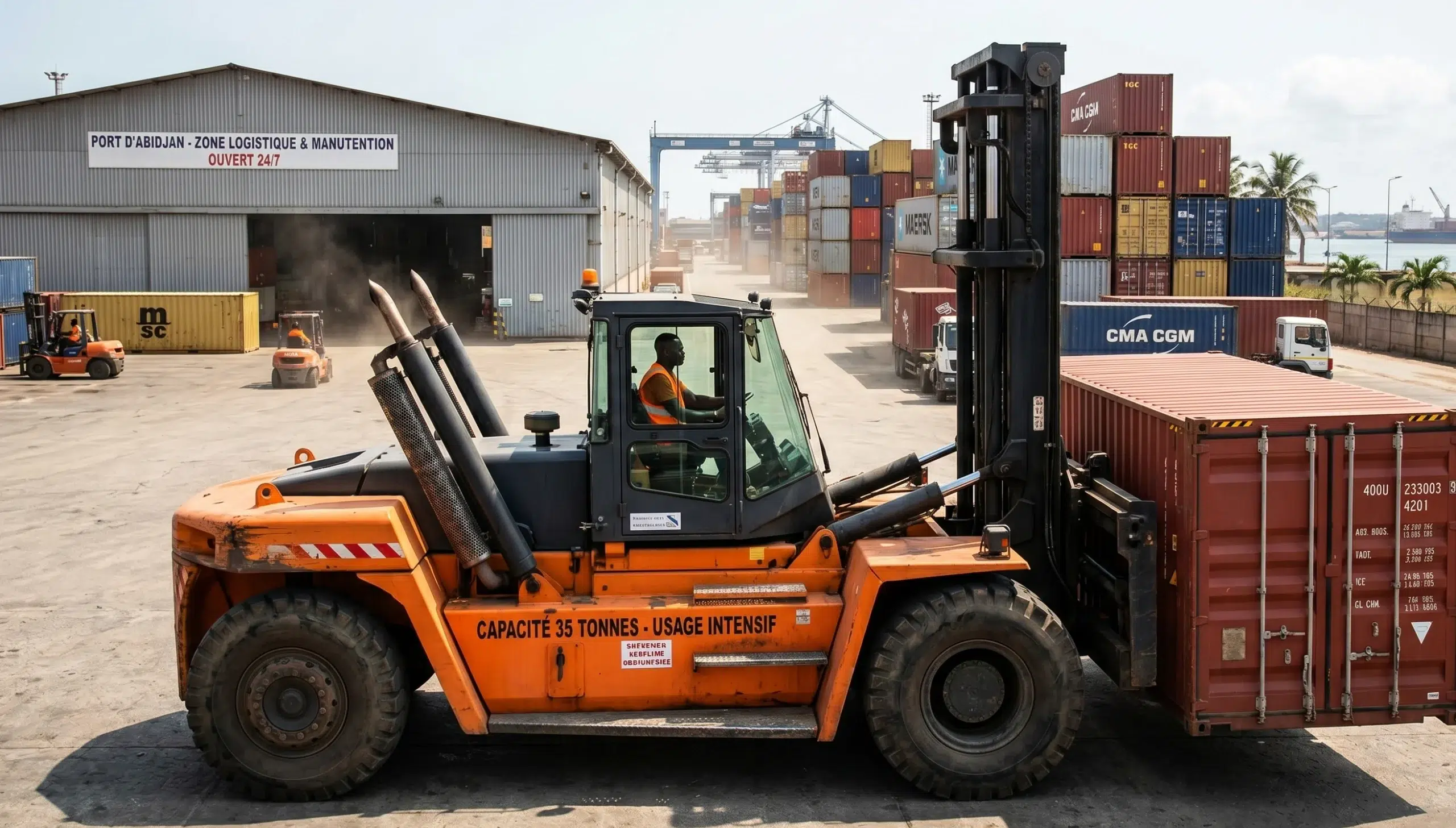 Chariot élévateur usage intensif